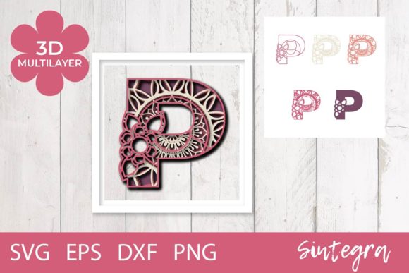 3D Floral Letter P Mandala Layer SVG: A Designer’s Real-World Review