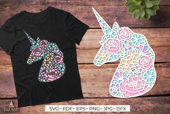3D Unicorn SVG: A Crafty Graphic for Playful Branding Projects