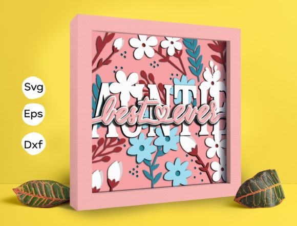 Best Ever Auntie Papercut Light Box 3D SVG for Shadow Boxes & Real Crafting