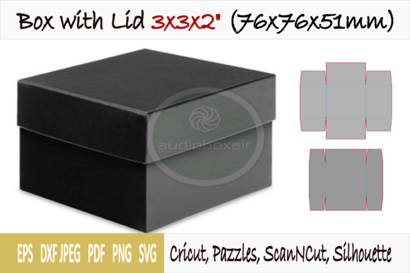 Box with Lid Template: A 3D SVG Shape That Elevates Local Brand Packaging