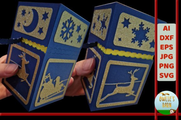 Christmas 3D SVG Tear-off Box Design Review for Digital Sellers