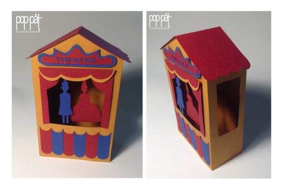 Puppet Theater 3D SVG: A Playful Addition to Crafting & Handmade Business Designs