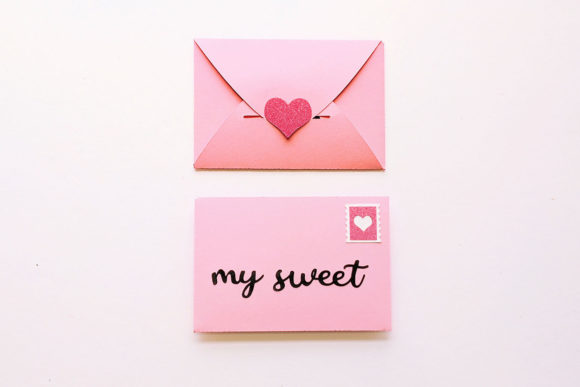 Valentine Envelope Gift Card Holder 3D SVG for Crafters & Handmade Sellers