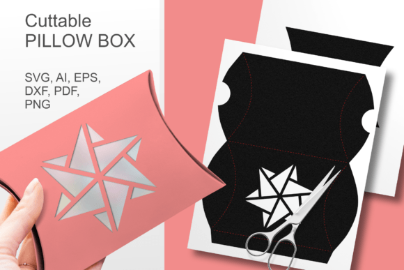 Winter Hex Star Window Pillow Gift Box – A Festive 3D SVG for Creative Gift Packaging